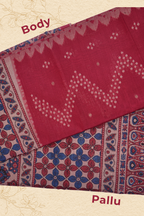 Sindoori Ajrak Katha – Woven Roots, Printed Legacy