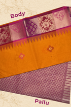 KAHANI Matka Silk Saree with Heritage Zari Weave