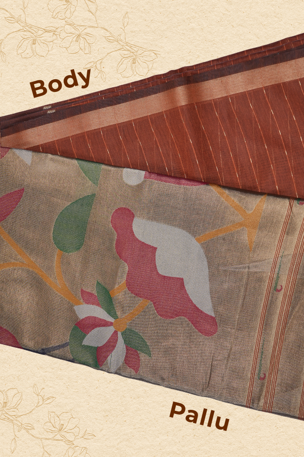 Golden Threads on Rust – A Kahani of Quiet Elegance