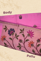 Rosé Viraasat – Soft Matka Tussar Silk Saree