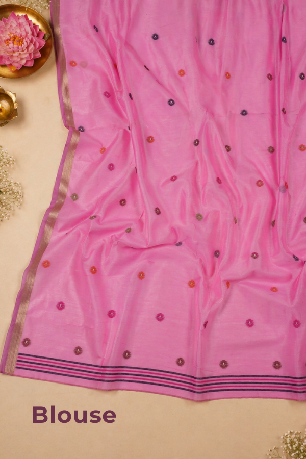 Rosé Viraasat – Soft Matka Tussar Silk Saree
