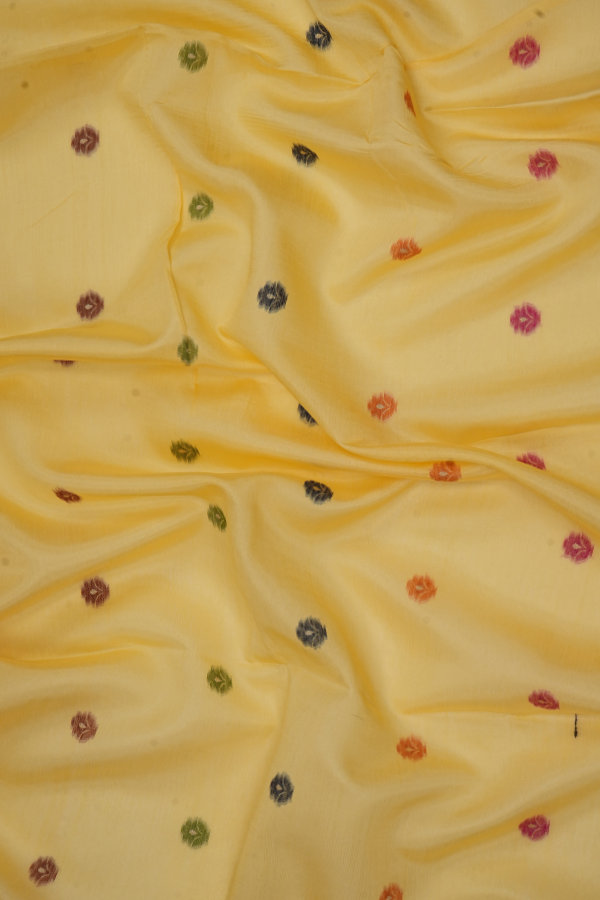 Golden Bloom – Soft Matka Tussar Silk Saree