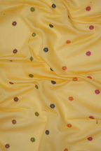 Golden Bloom – Soft Matka Tussar Silk Saree