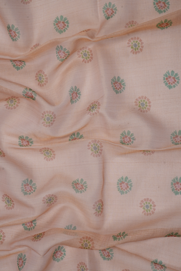 Soft Linen Jari Saree with Digital Floral Print – Lightweight Elegant Draping Saree
