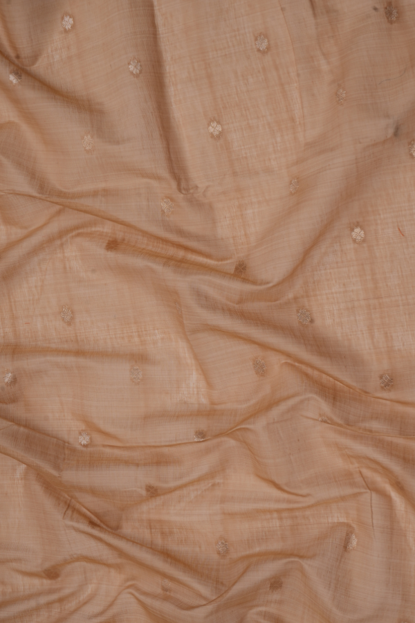 Sunlit Earth – Handcrafted Soft Muga Cotton Saree