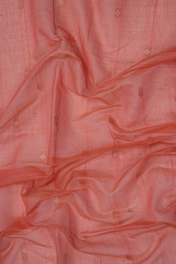 Peachwood Tale – Soft Muga Cotton Saree