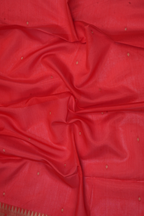 Rakta Vana Paithani-Inspired Soft Raw Silk Saree – Handwoven Gold Zari with Peacock & Floral Pallu