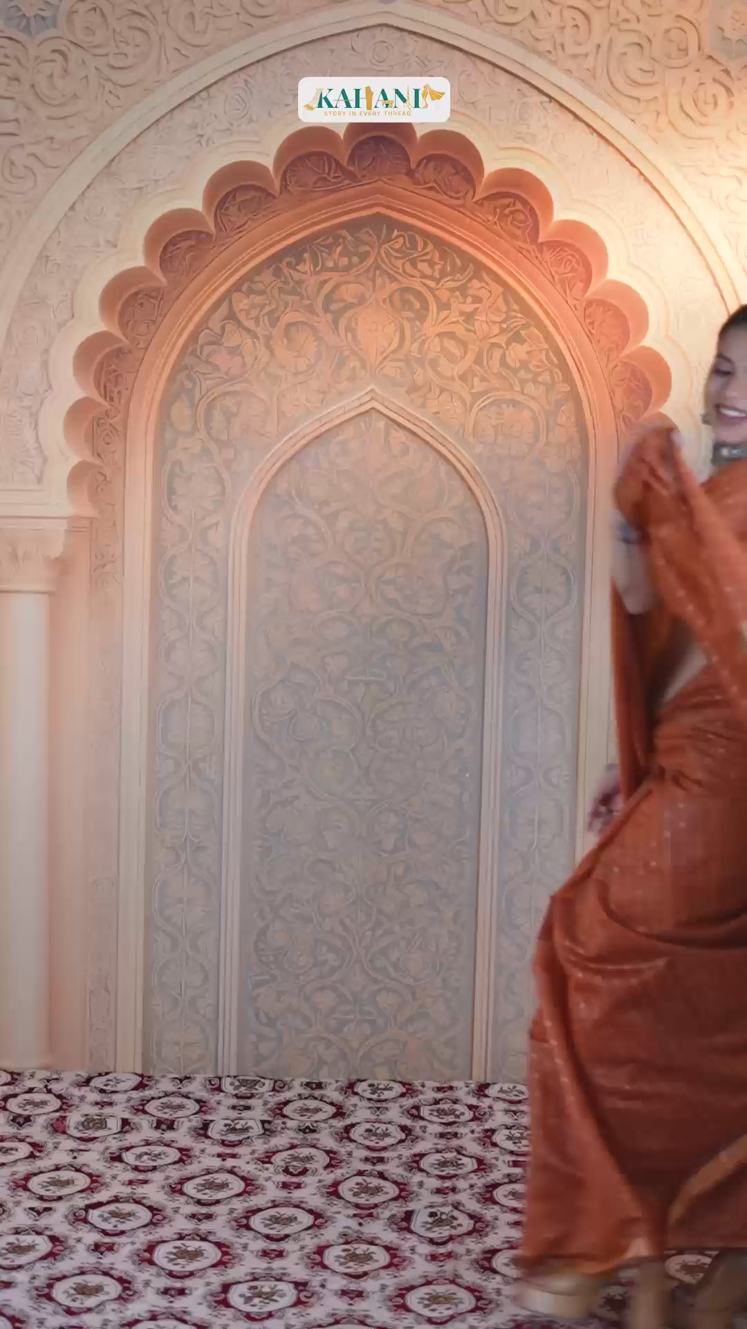 Golden Threads on Rust – A Kahani of Quiet Elegance